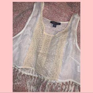 KENDALL & KYLIE Boho crop top